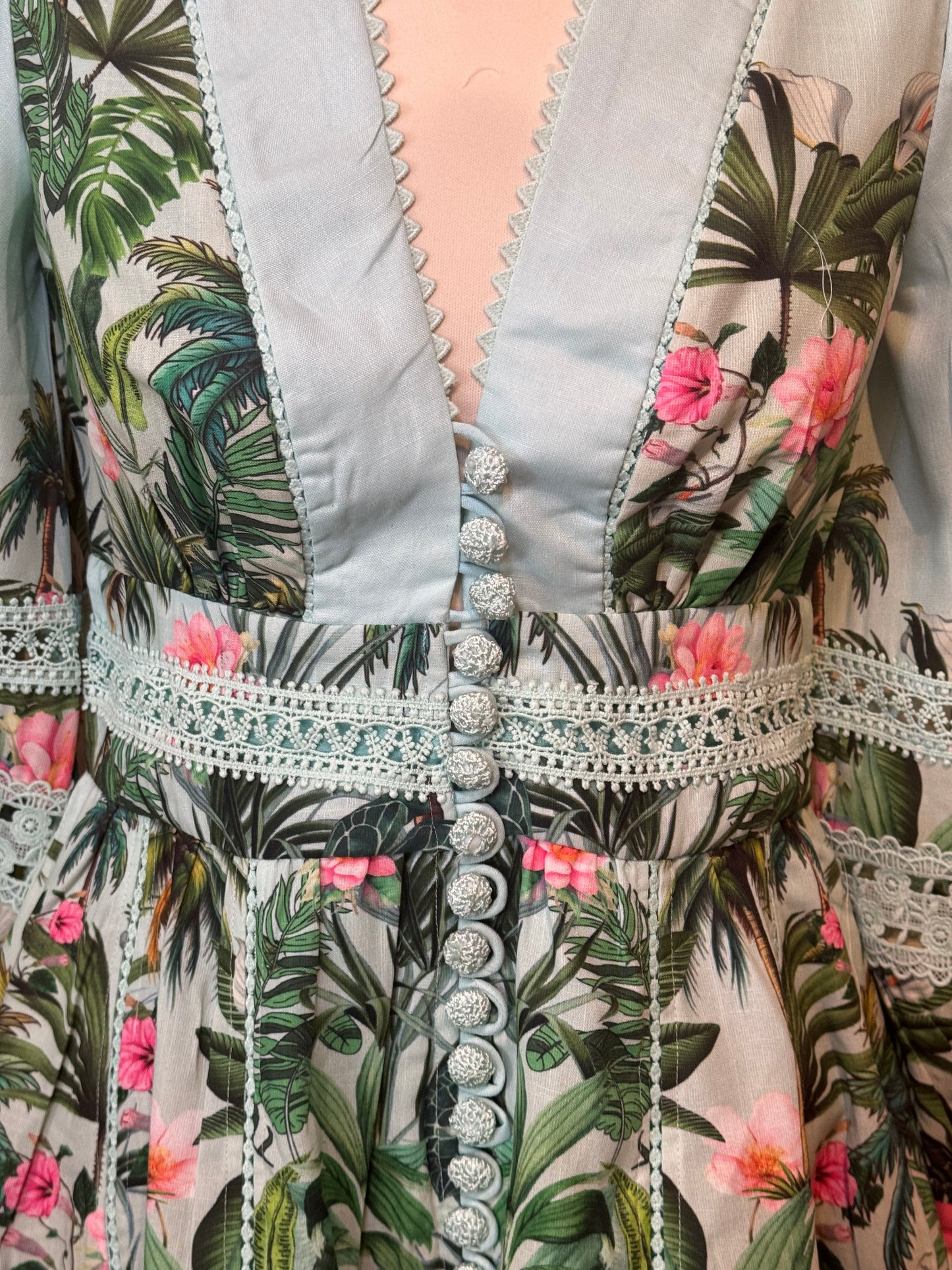 Inoa Bavarian Palm Green Dress