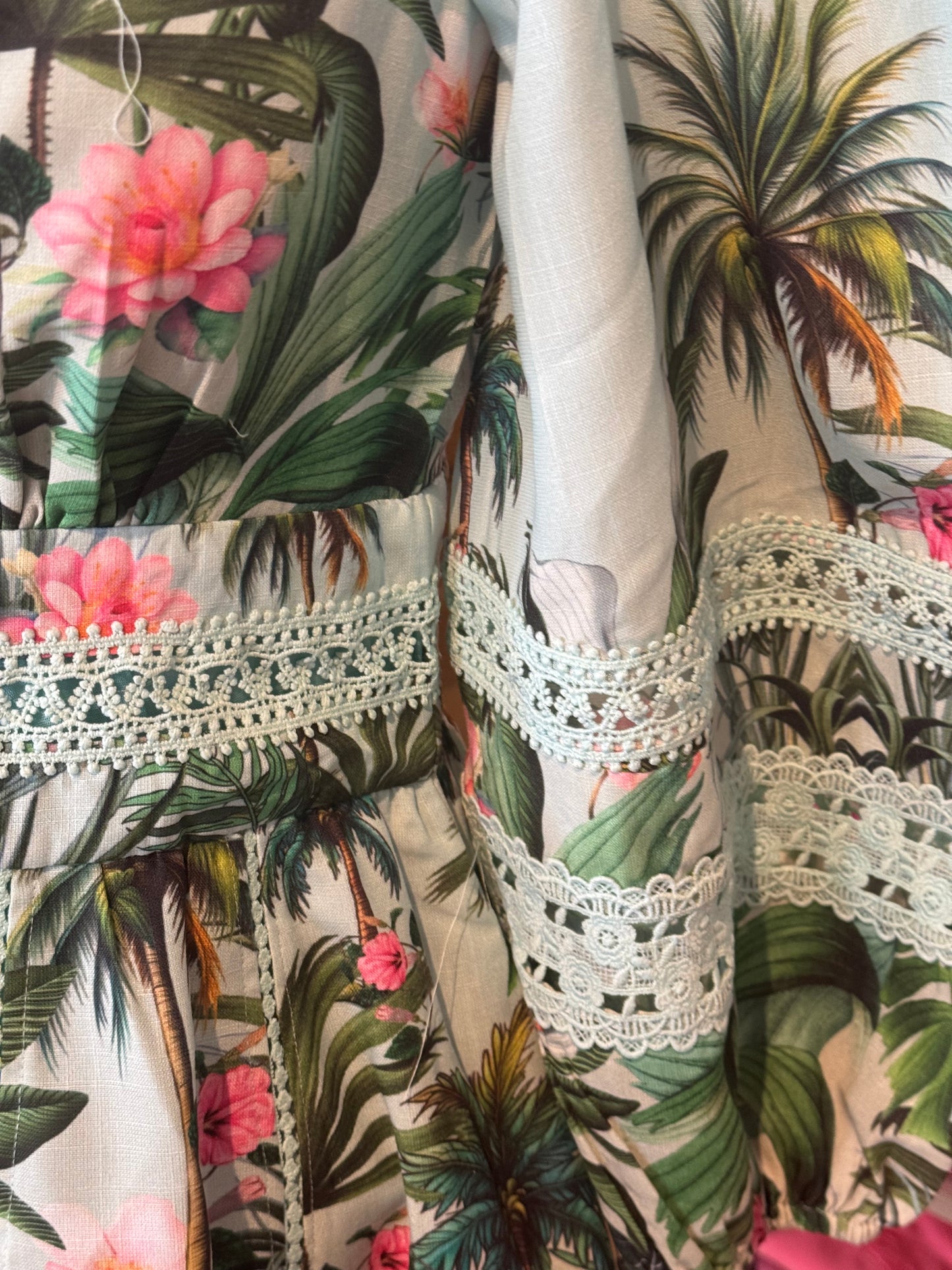 Inoa Bavarian Palm Green Dress