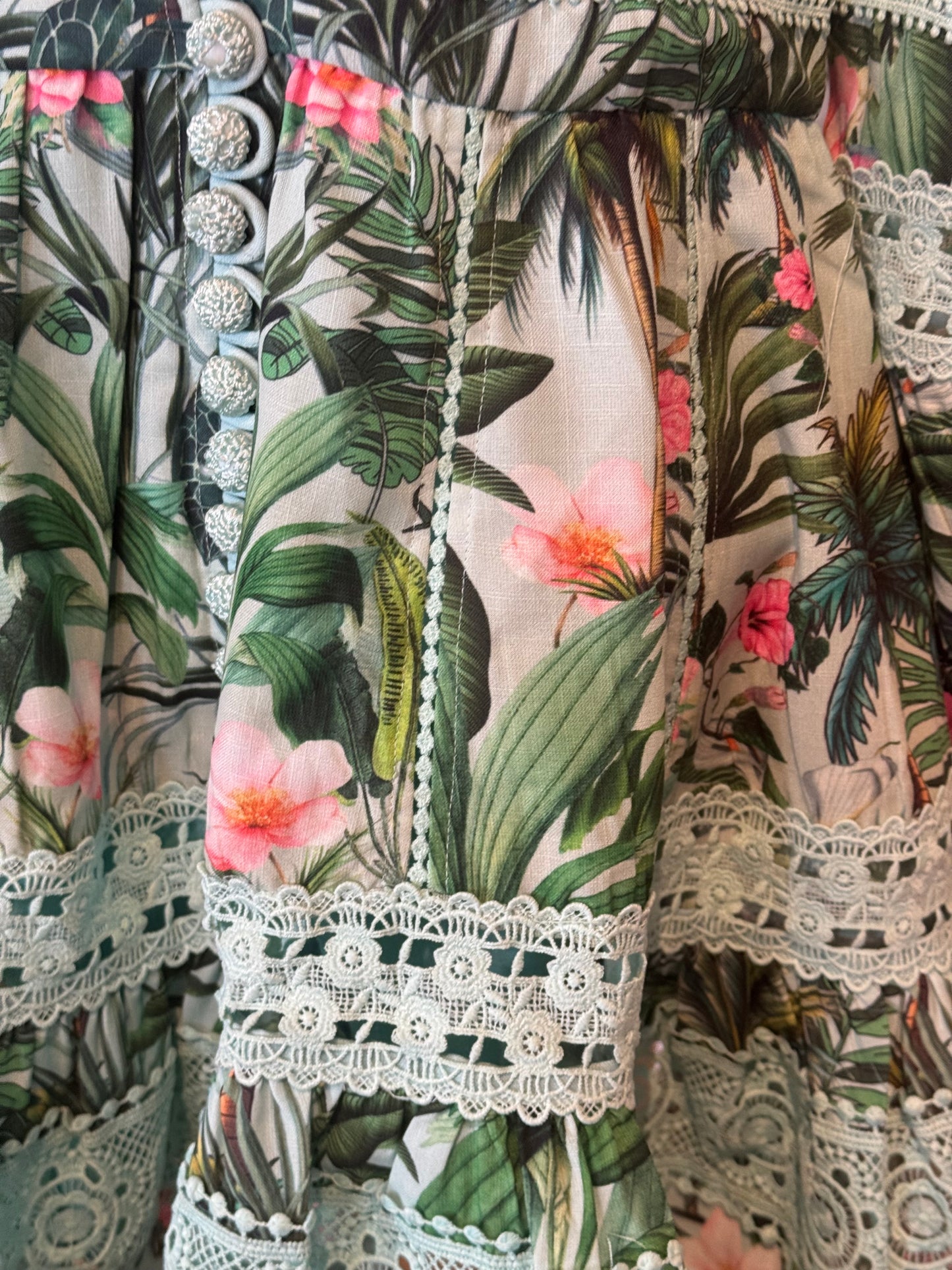 Inoa Bavarian Palm Green Dress