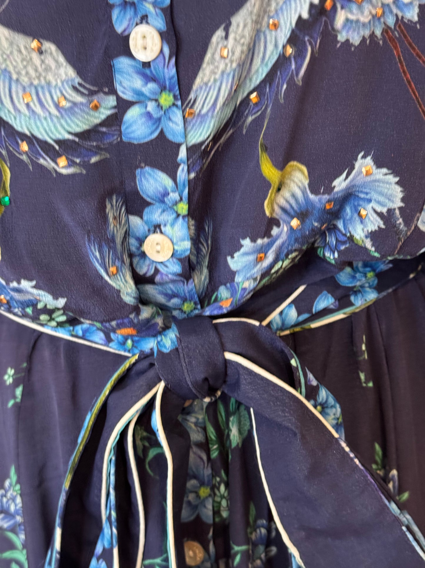 Inoa Mahonia Flowers Blue Dress