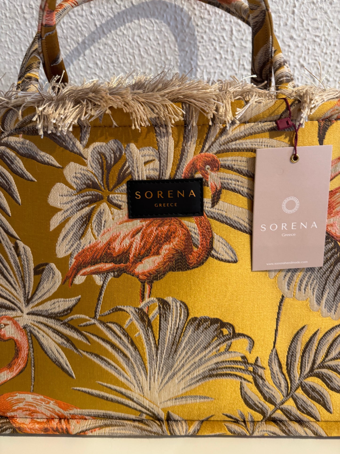 Sorena  Greece Isla Yellow Big Tote Bag