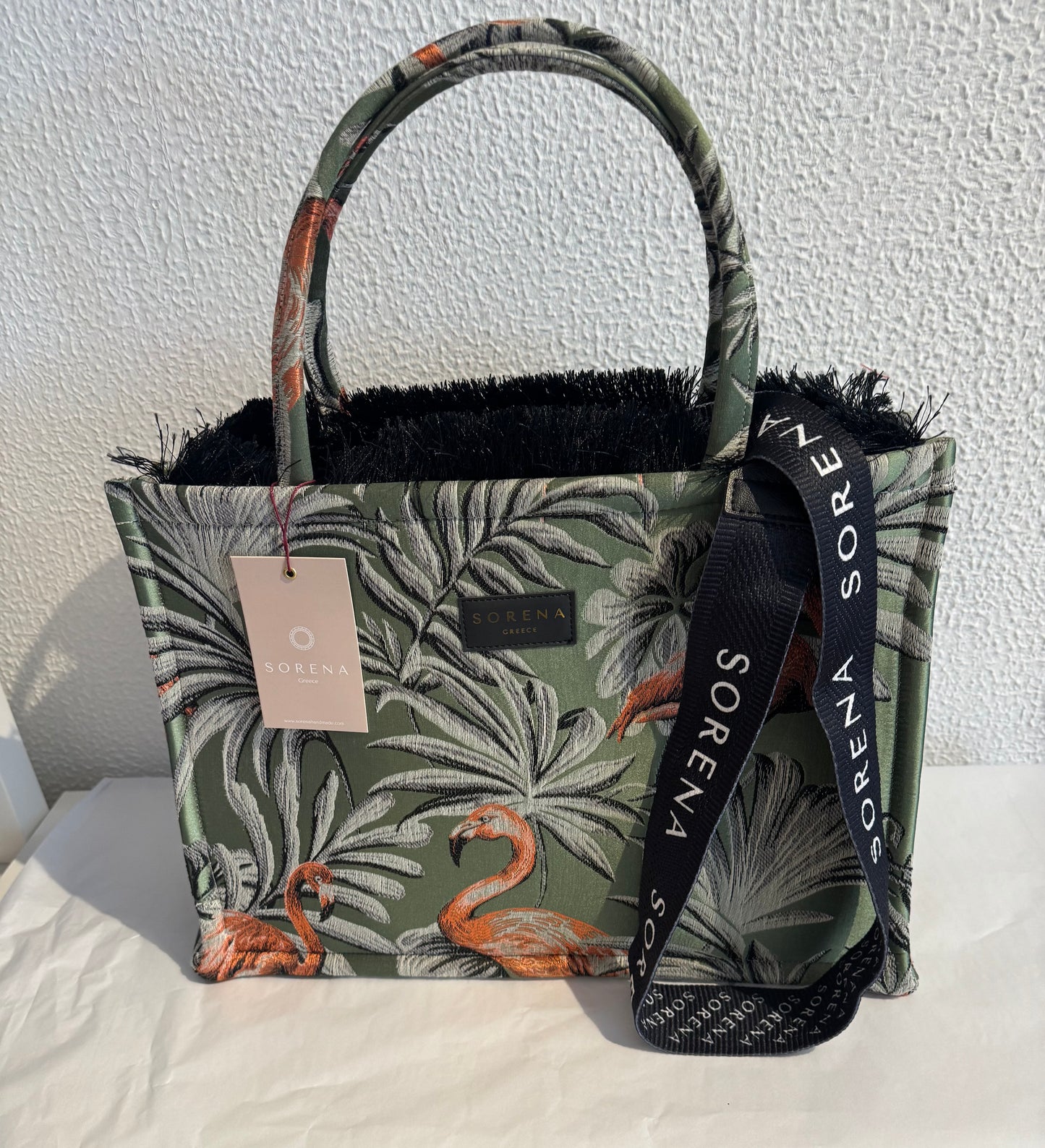 Sorena Isla Green Big Tote Bag
