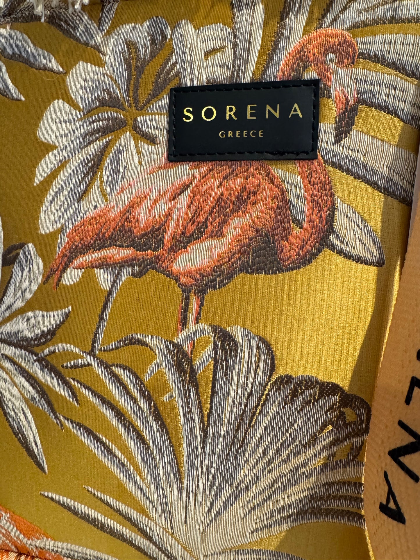 Sorena  Greece Isla Yellow Big Tote Bag