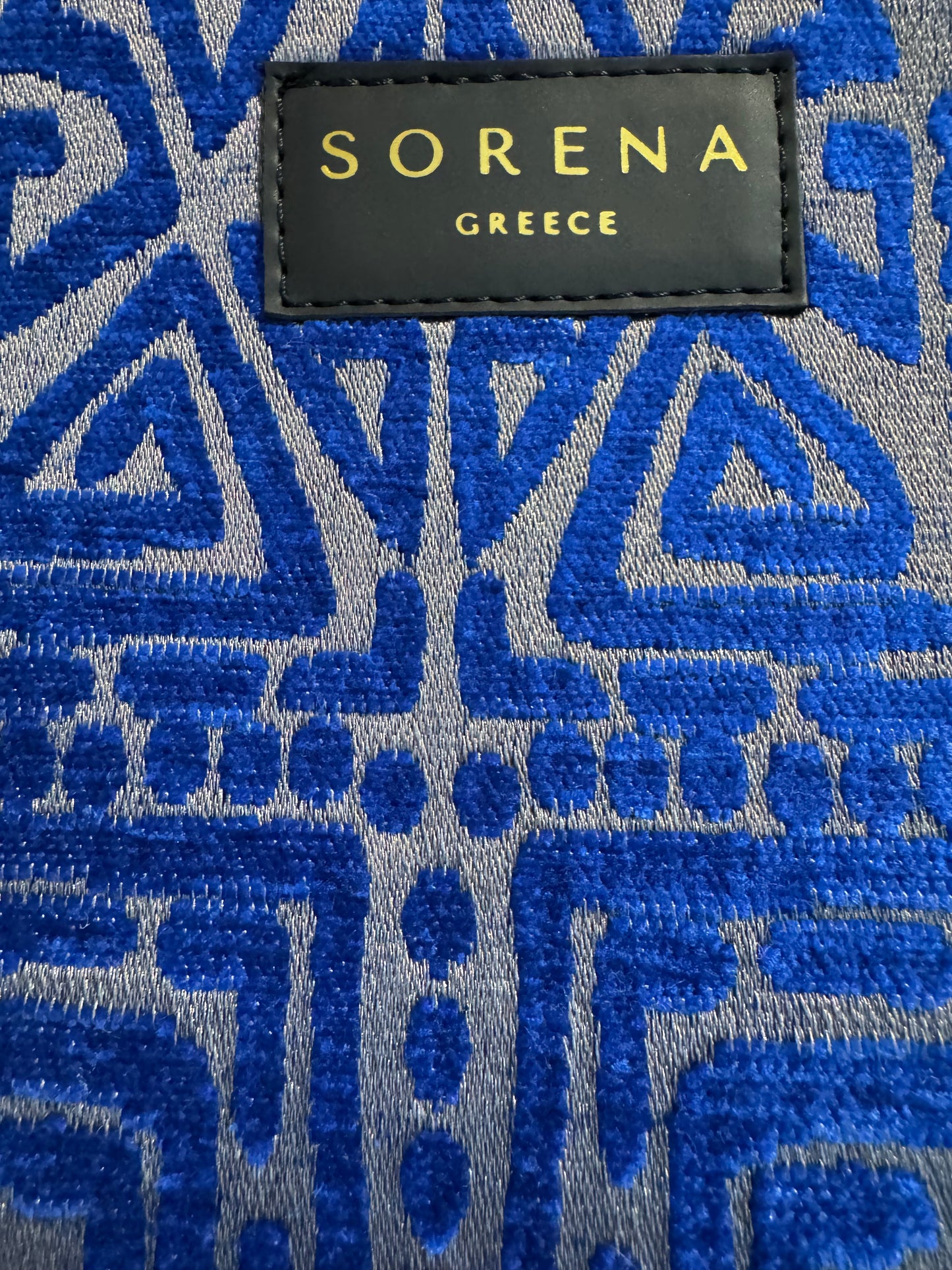 Sorena Blue Poliaigos Big Tote Bag