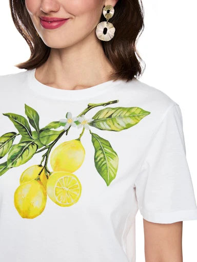 Marc Cain Lemon Print T-shirt