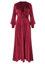 Palm Beach Club Dress -Merlot