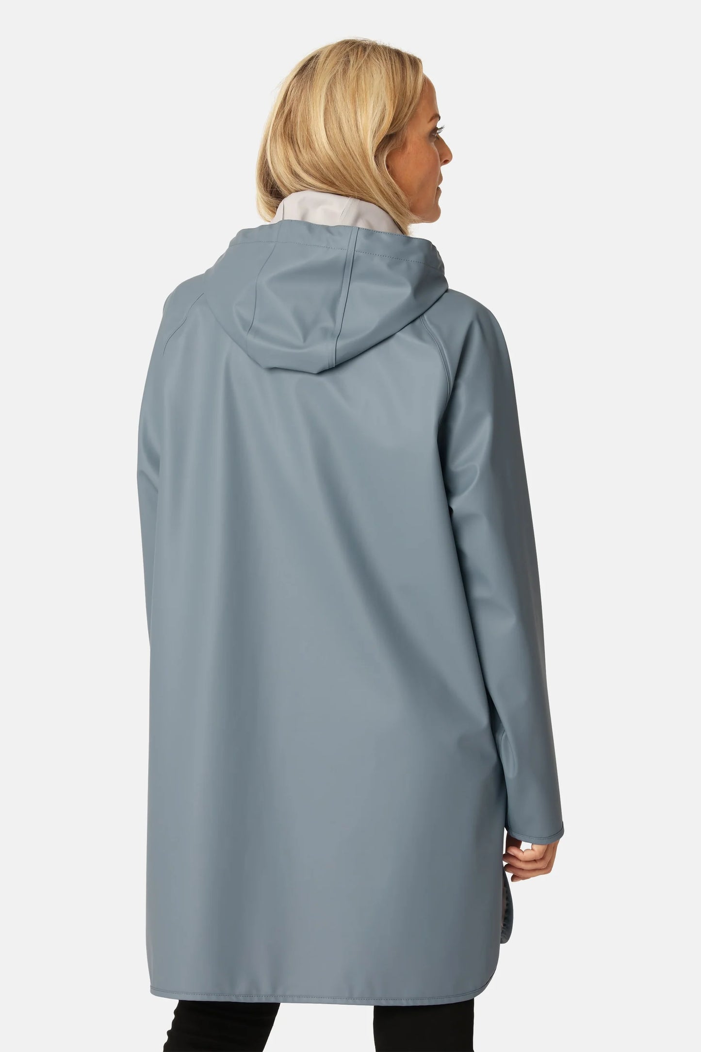 Ilse Jacobsen Grey Blue Raincoat