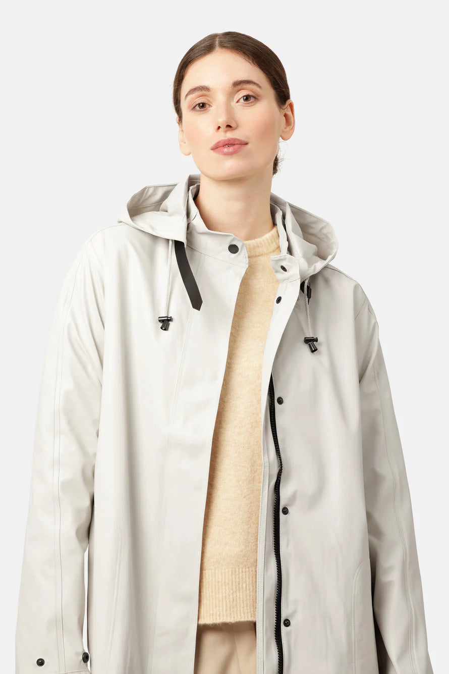 Ilse Jacobsen Raincoat - Cream  Rain71