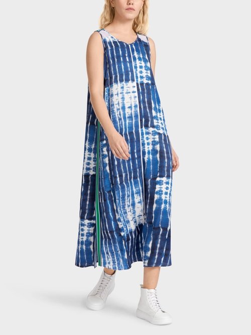 Marc Cain Striped Batik-look Dress