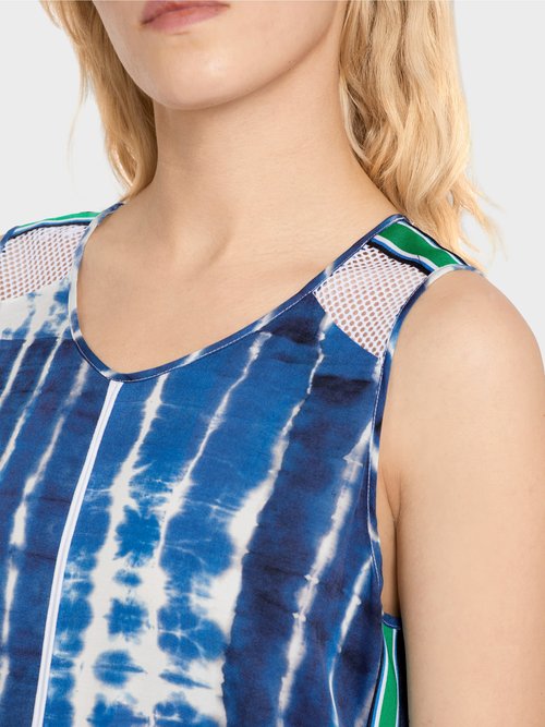 Marc Cain Striped Batik-look Dress