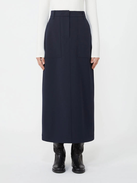 Weekend Maxmara Aller Navy Skirt