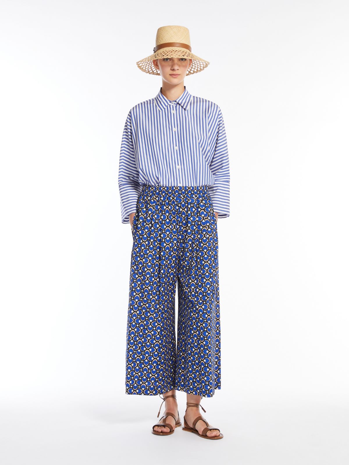Weekend MaxMara Poplin Trousers. Virgin