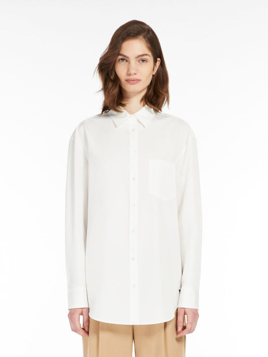 Maxmara Weekend White Cotton Shirt  Alete