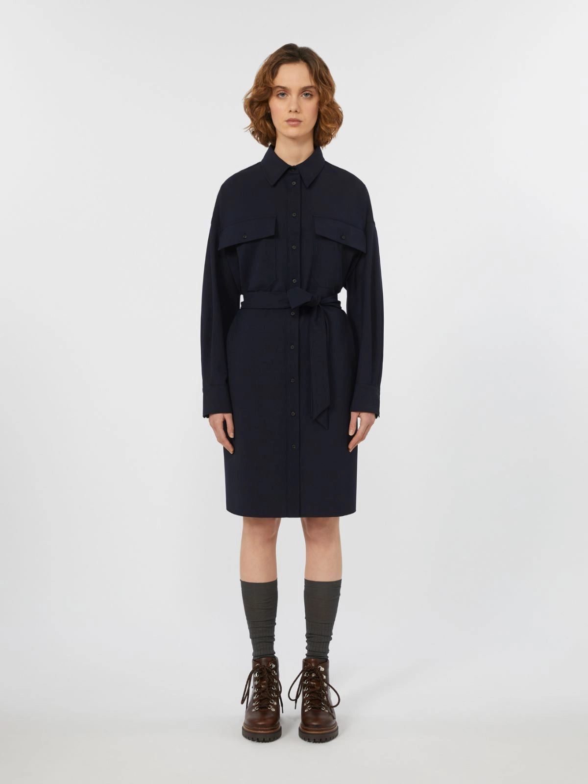 Weekend Maxmara Tiberio Navy Tunic Dress