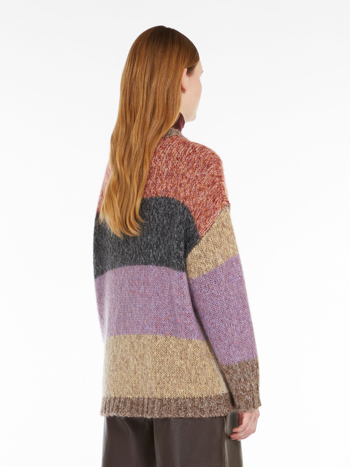 Weekend MaxMara Oversized Mohair Chiné Cardigan