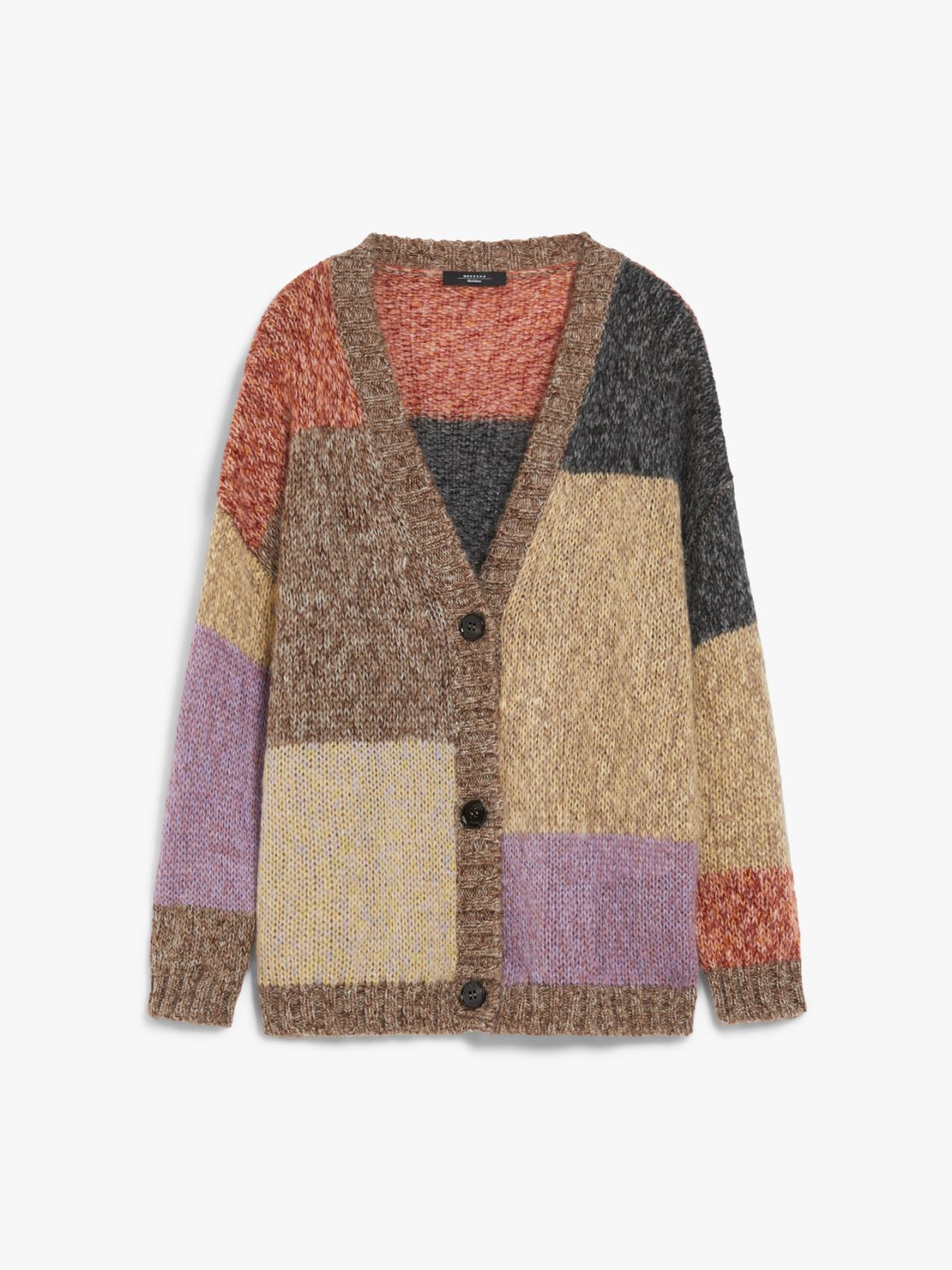 Weekend MaxMara Oversized Mohair Chiné Cardigan