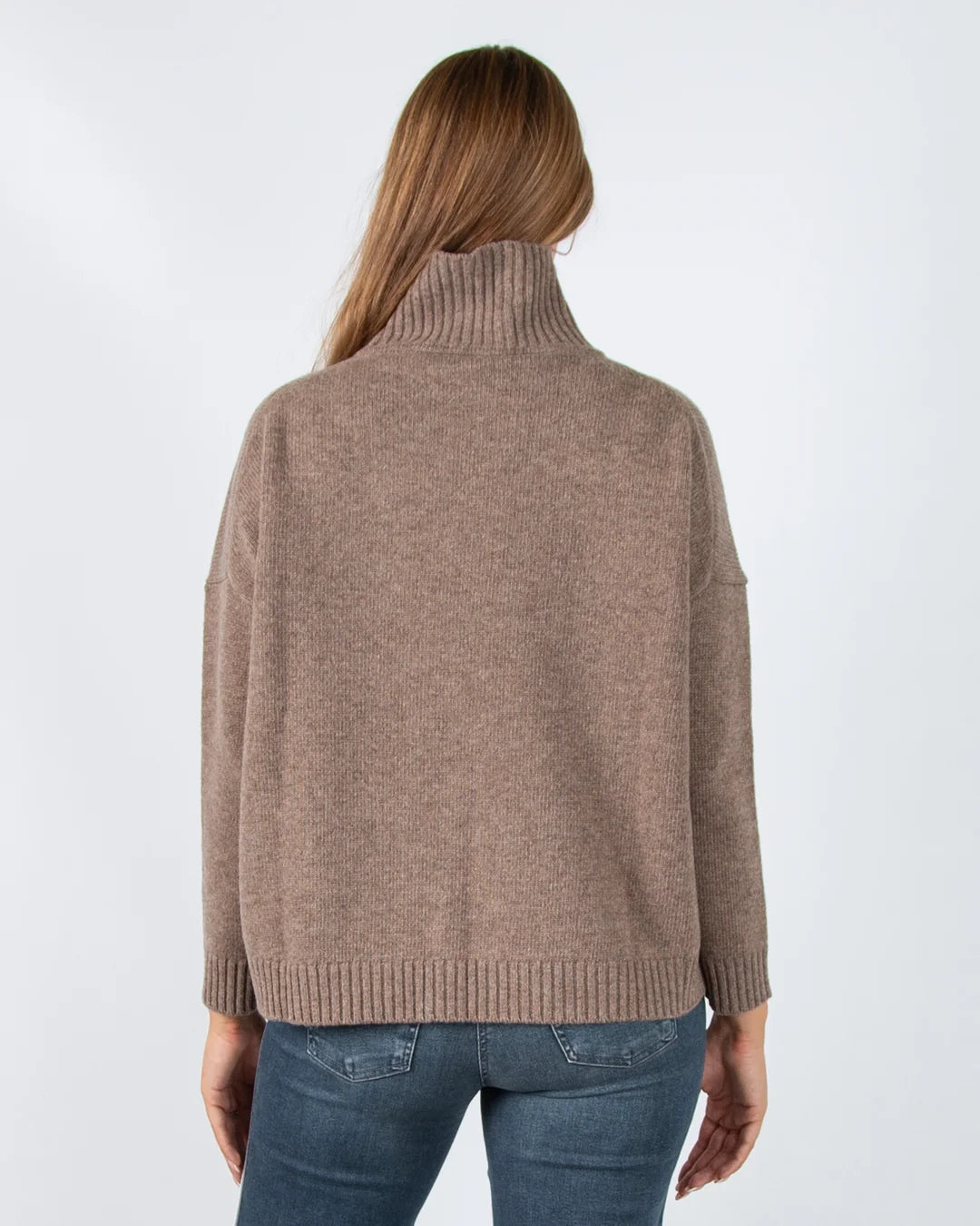 Weekend By Maxmara Borgia Turtle Neck Loose Bodied Wool Jumper 004 SKU: 0021609310