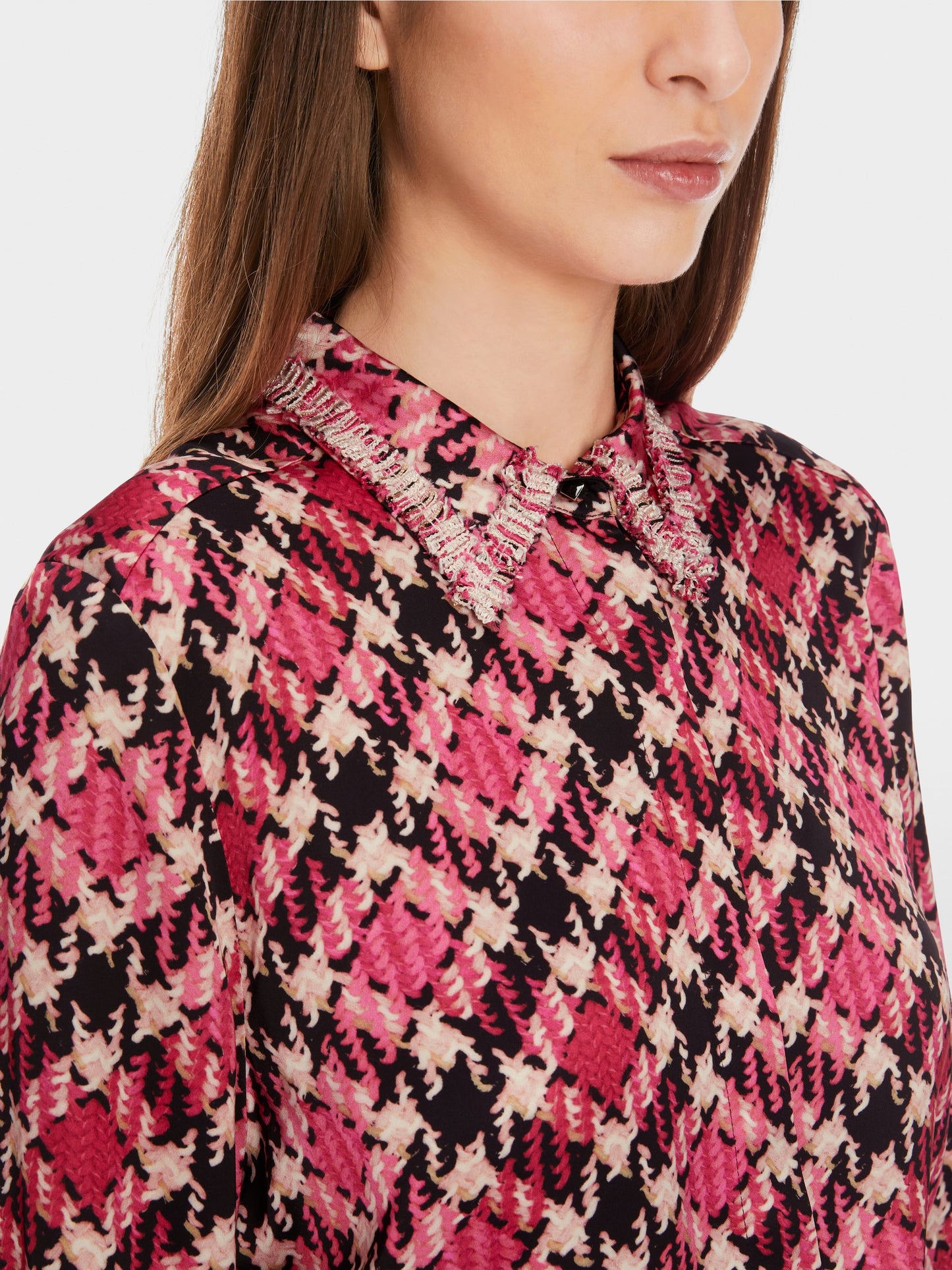 Marc Cain Check Print Blouse