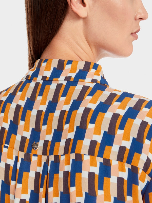 Marc Cain Dress With Graphic Artsy Print
