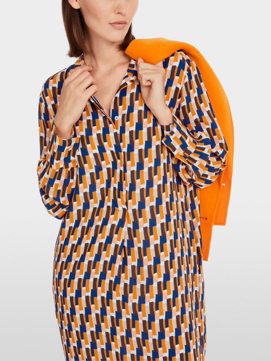 Marc Cain Dress With Graphic Artsy Print