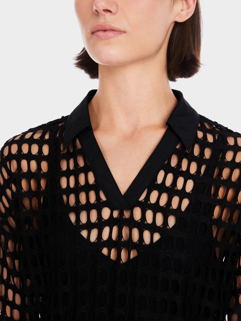 Marc Cain Airy mesh dress Item no.: YS 21.44 J59