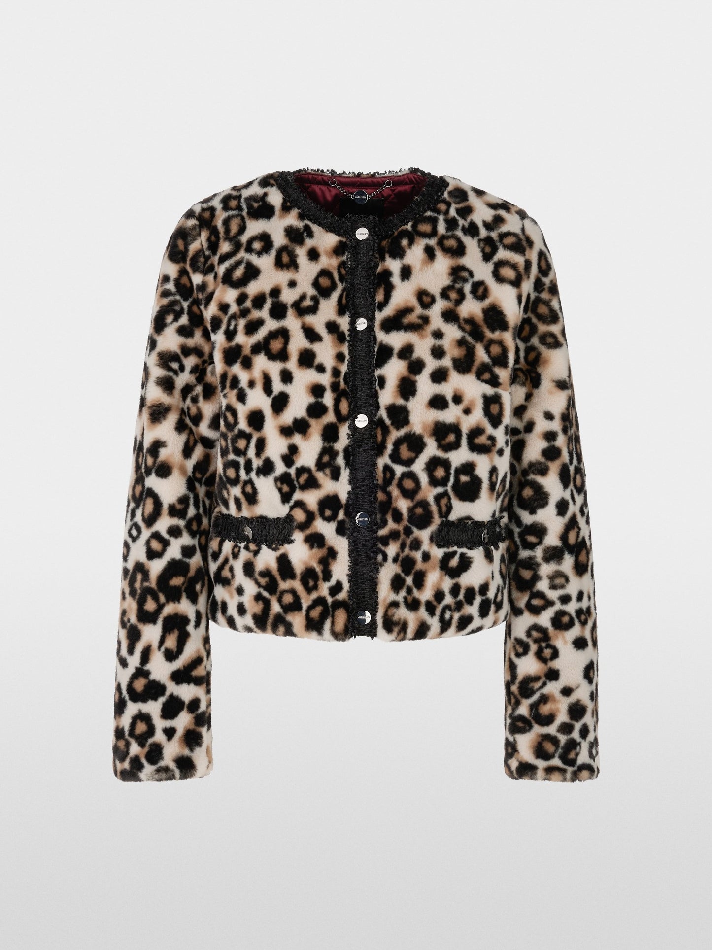 Marc Cain Short Leopard Print Jacket ZC 12.04 W41