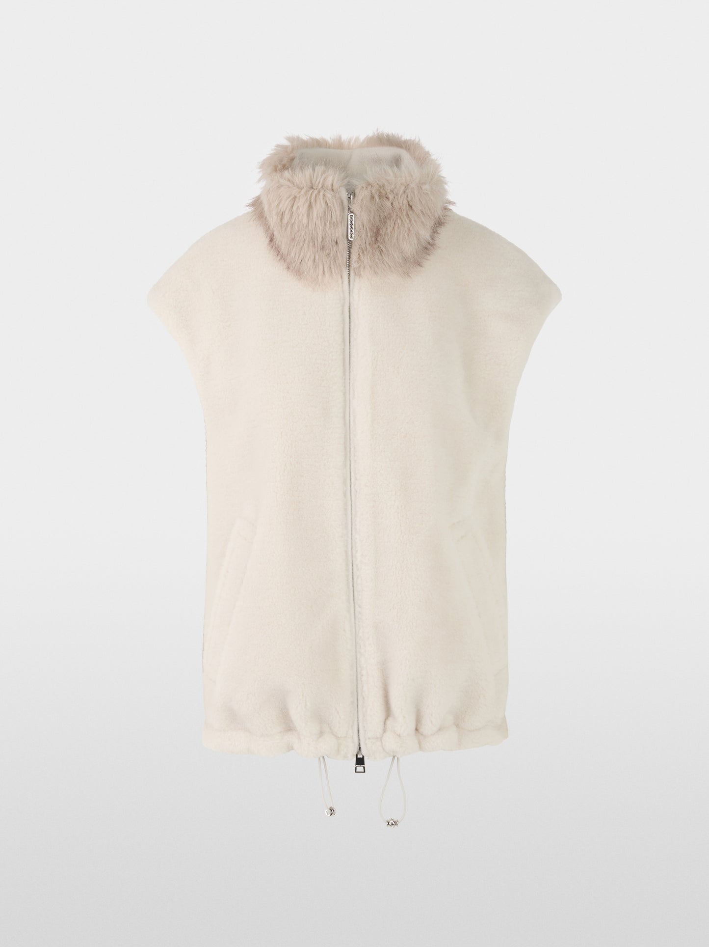 Marc Cain Waistcoat with Faux Fur