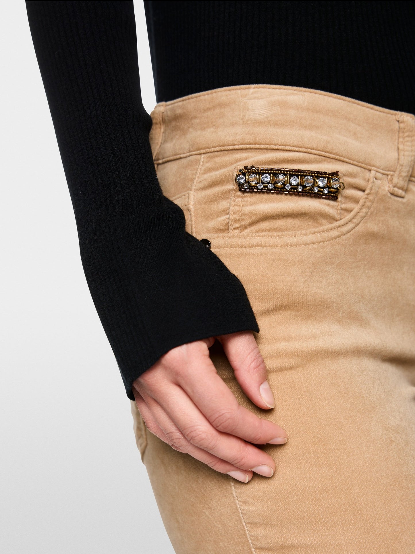 MarcCain SILVI low waist slim fit trousers ZC 81.02 W48