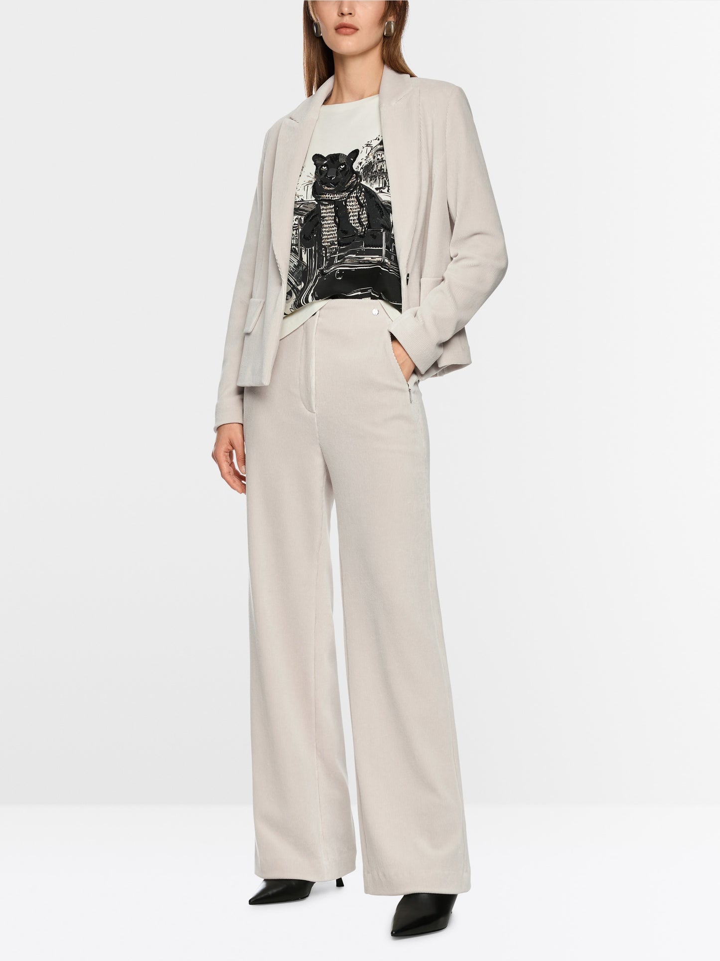 Marc Cain Welkom Wide Corduroy Trousers