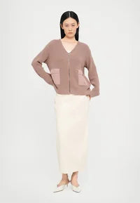 MM Fabiana faux leather skirt  Cream