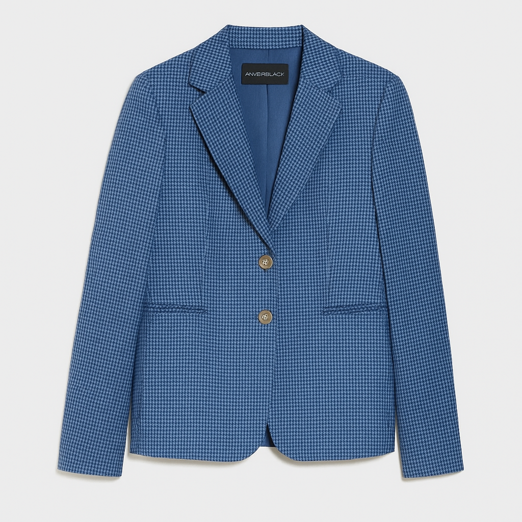 PennyBlack Teutone Single Breasted Jacket    Blue Plaid