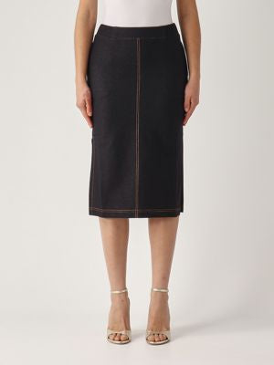 MM by MaxMara Otto Skirt   Dark Denim