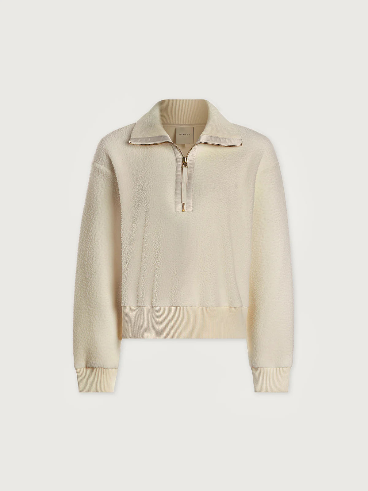 Varley Roselle Half Zip Fleece in Egret