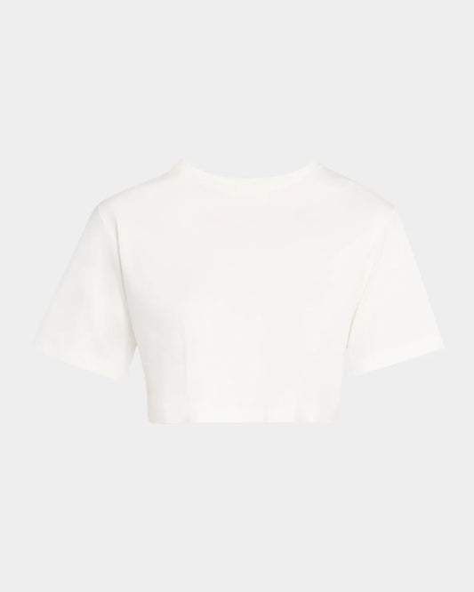 MM by maxmara   Off white Cropped T-shirt