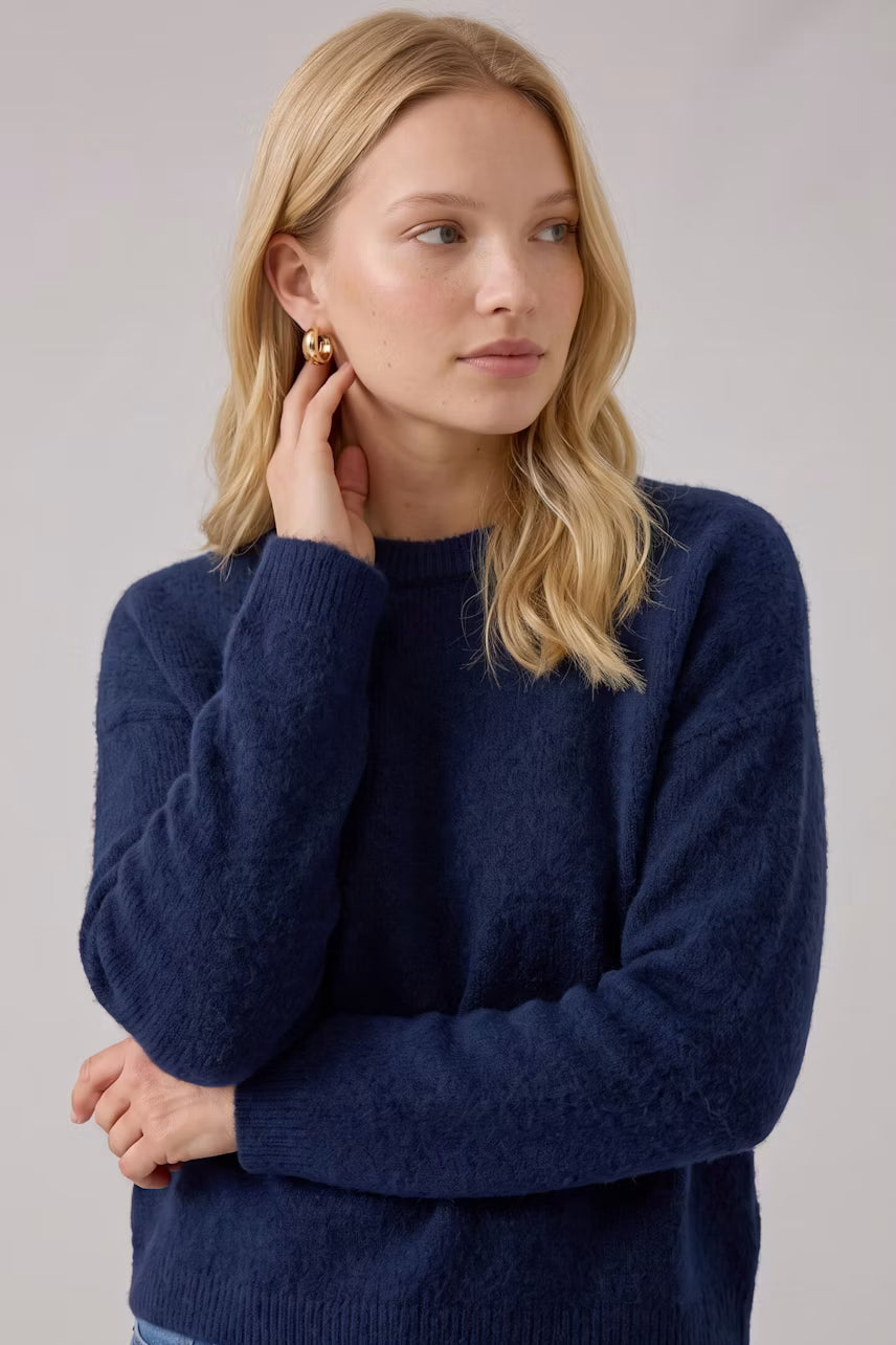 Oui Pullover  97976 Col Dark Blue 5742