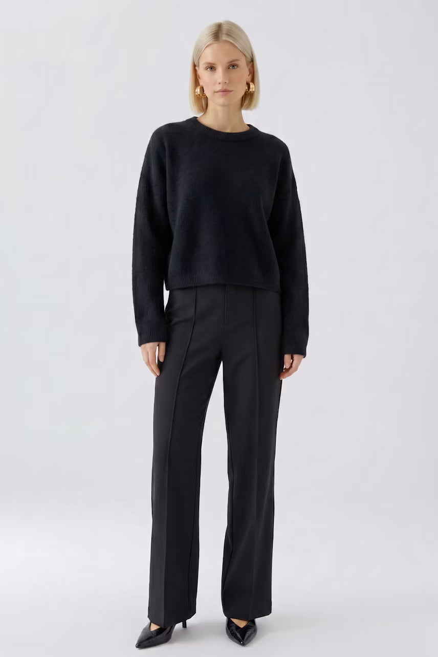Oui  Pullover  97976  col Black