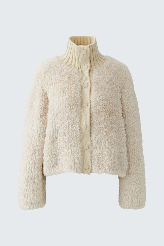 Oui Cardigan  99773  Col. Whitecap grey
