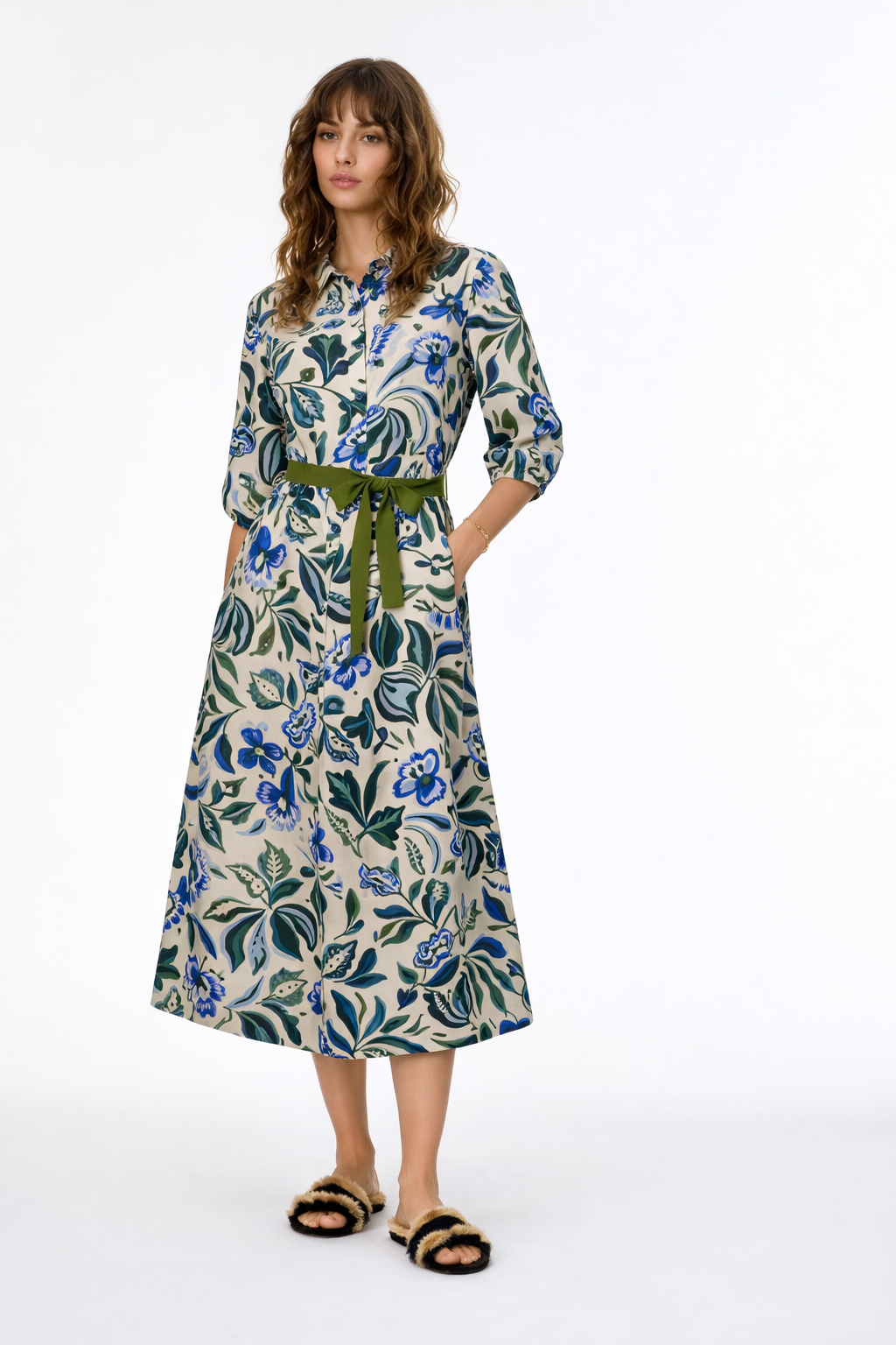 IBlues FLARED, FIGURE-SKIMMING DRESS  IBLSALMO