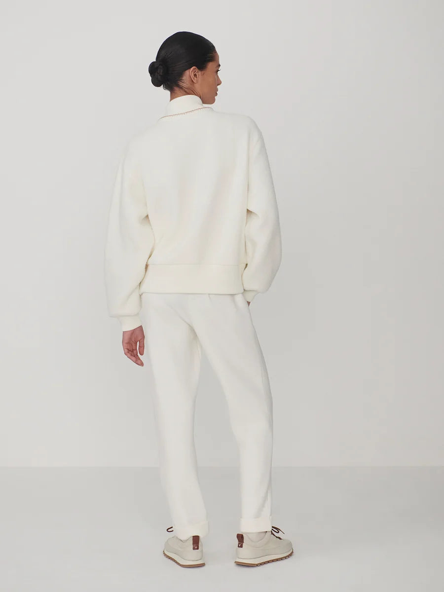 Varley   Klaudia Fleece Jacket - Egret