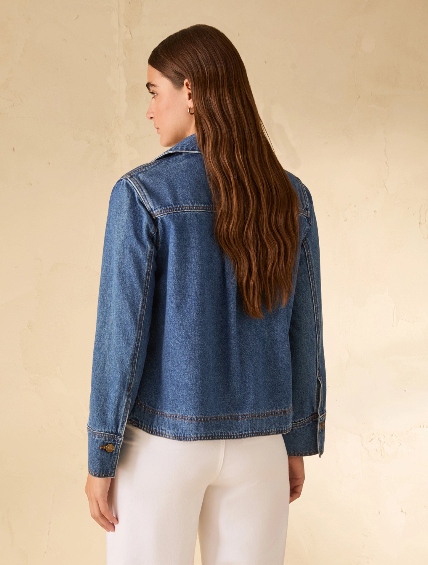 PennyBlack Boxy-Cut Denim Blouse