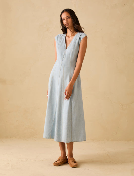 PennyBlack Lightweight Denim Midi Dress