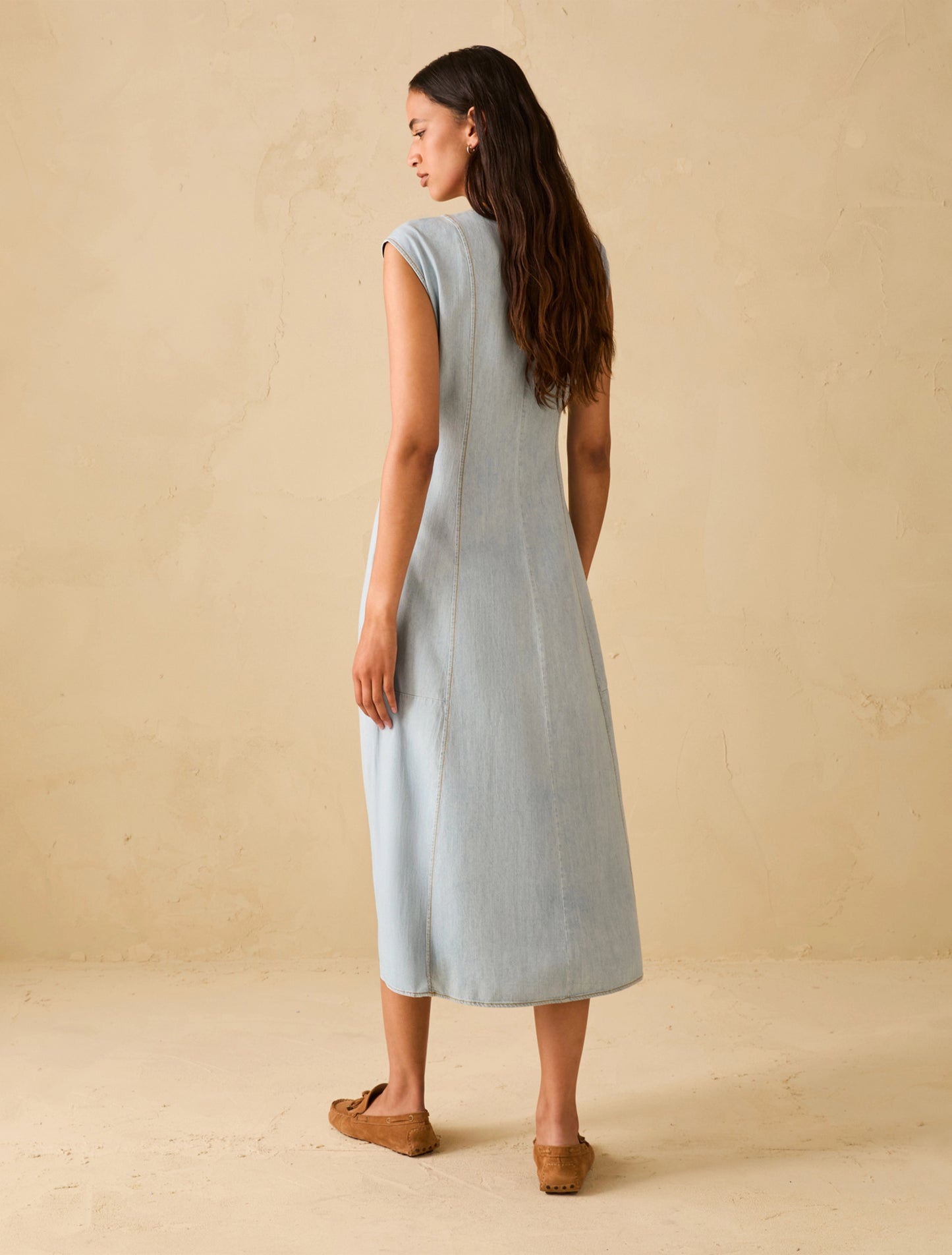 PennyBlack Lightweight Denim Midi Dress