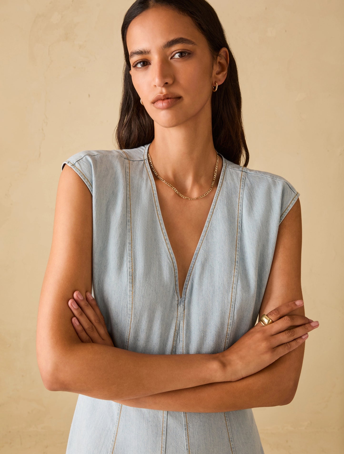PennyBlack Lightweight Denim Midi Dress