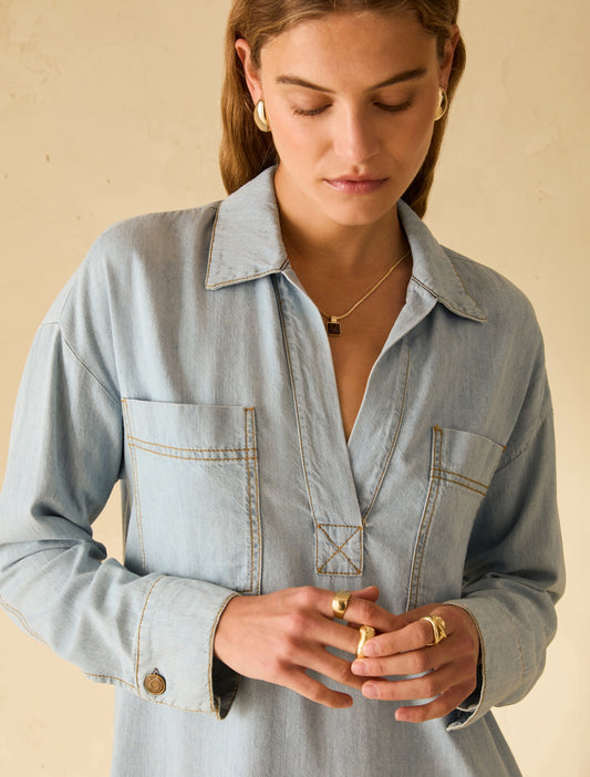 PennyBlack Peduco Denim Tunic Dress