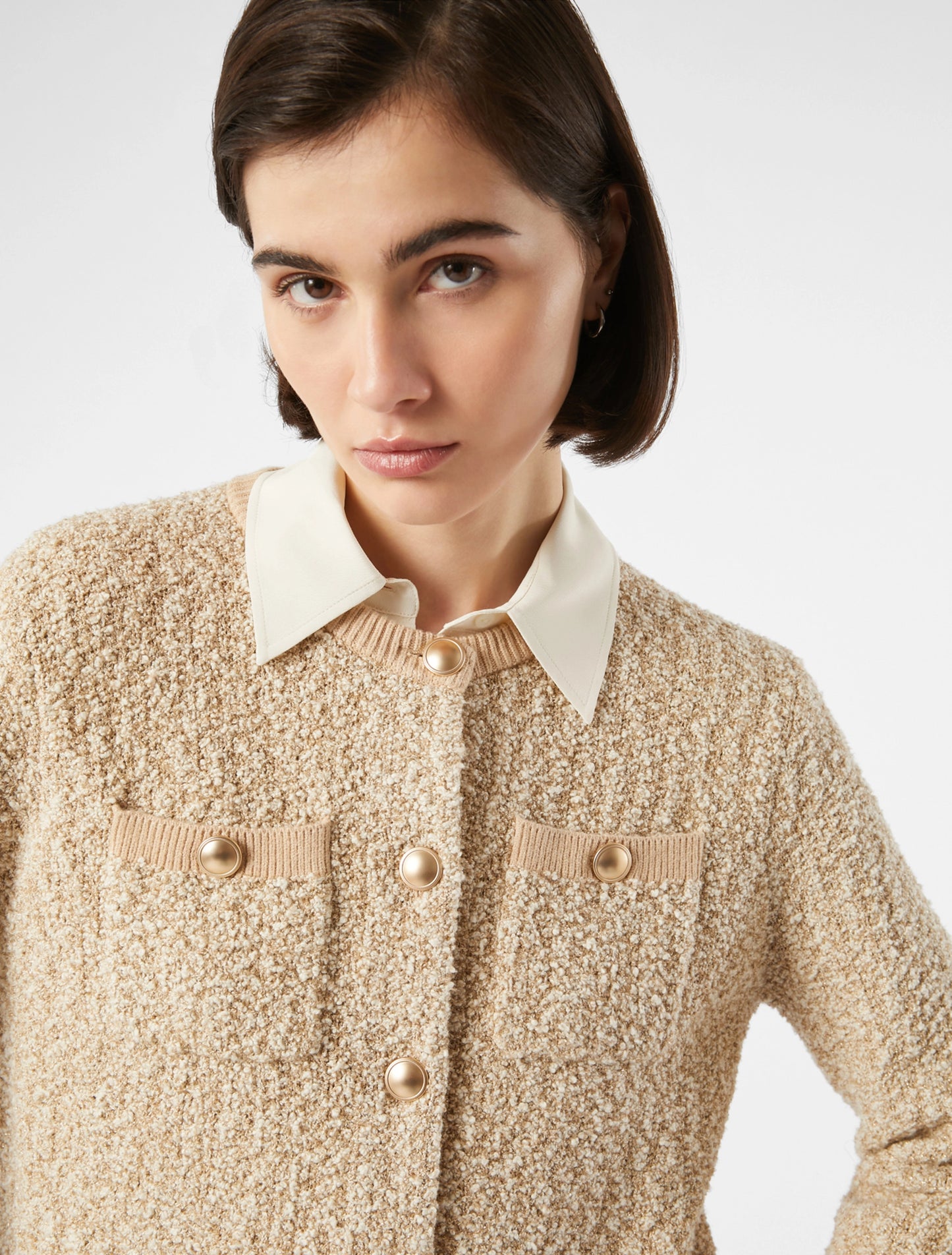 Penny Black Nicolas Cardigan in Sand
