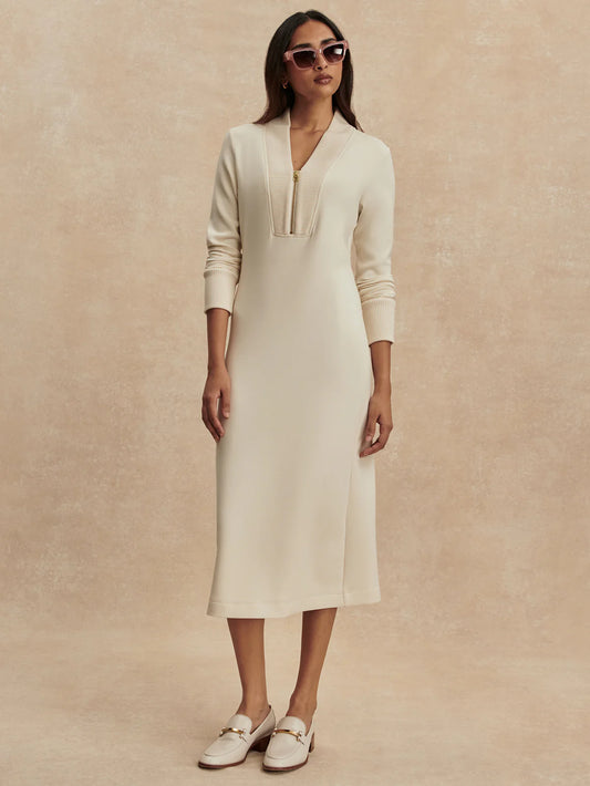 Varley Bree Half-Zip Dress