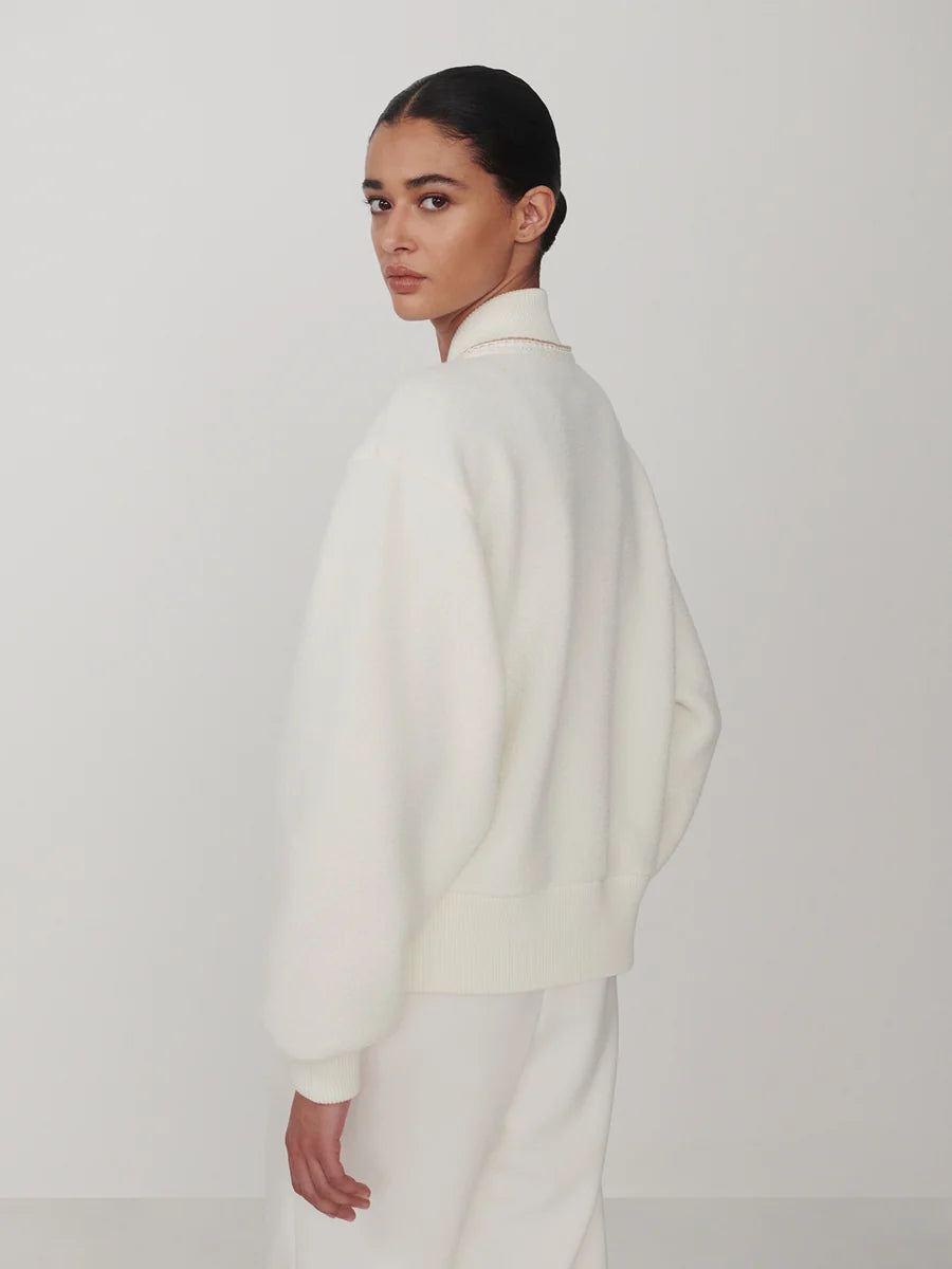 Varley   Klaudia Fleece Jacket - Egret