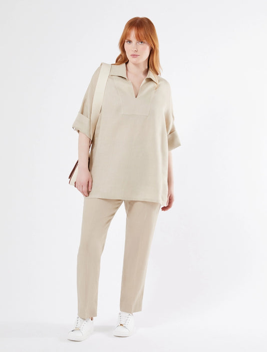 Marina Rinaldi Berma Linen Blouse