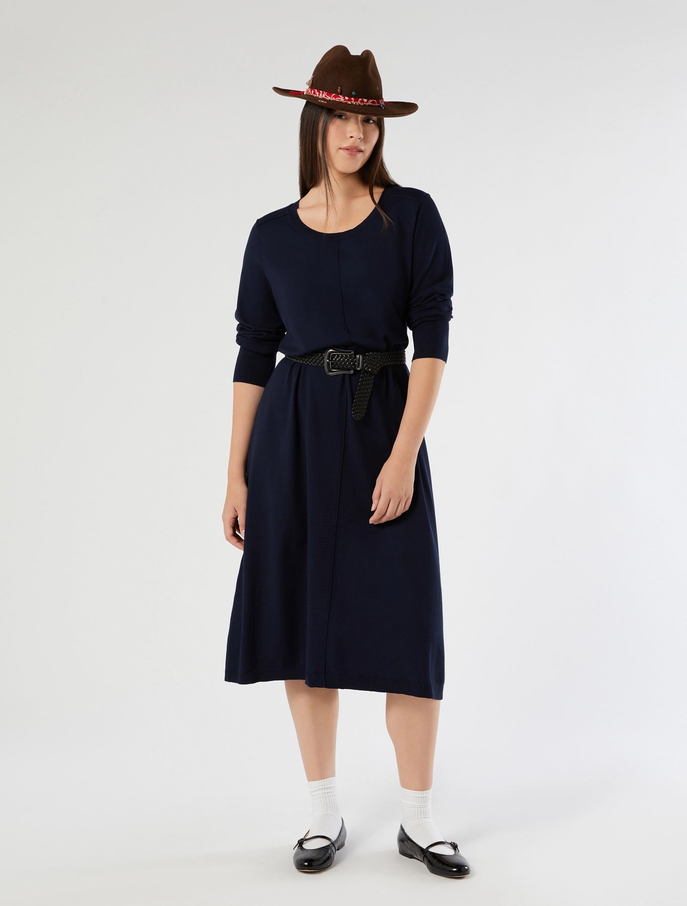 Marina Rinaldi  Navy Miretta Dress