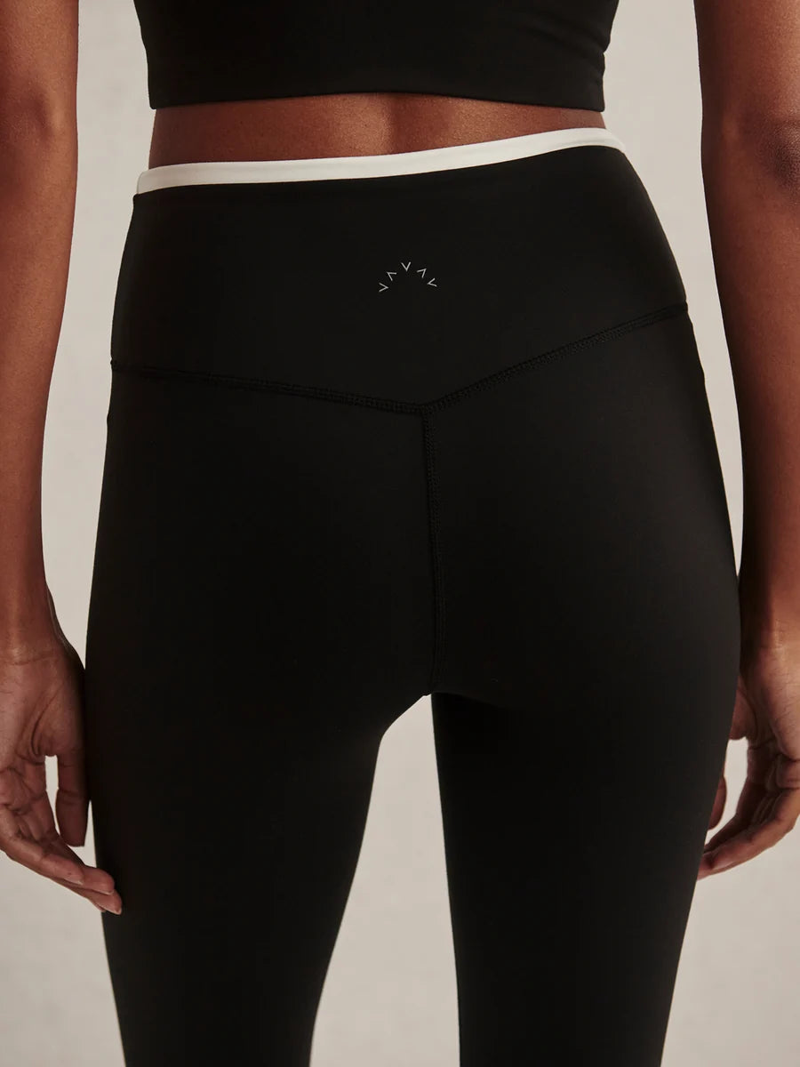 Varley Always Contrast High-Rise Legging 25" - black / snow white VAR03564